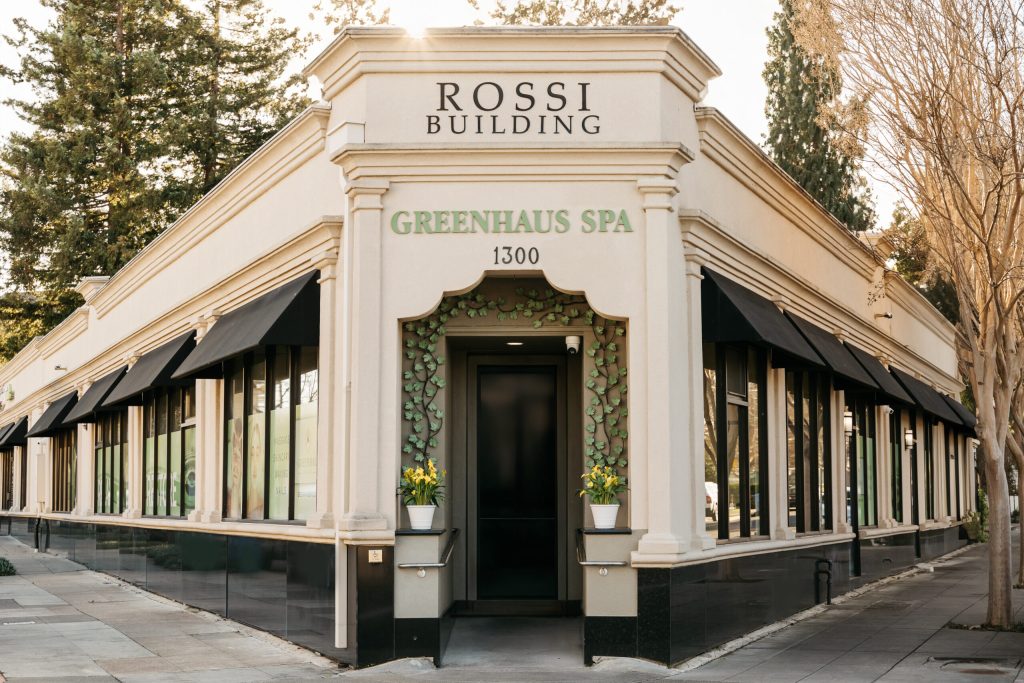 greenhaus spa entrance napa