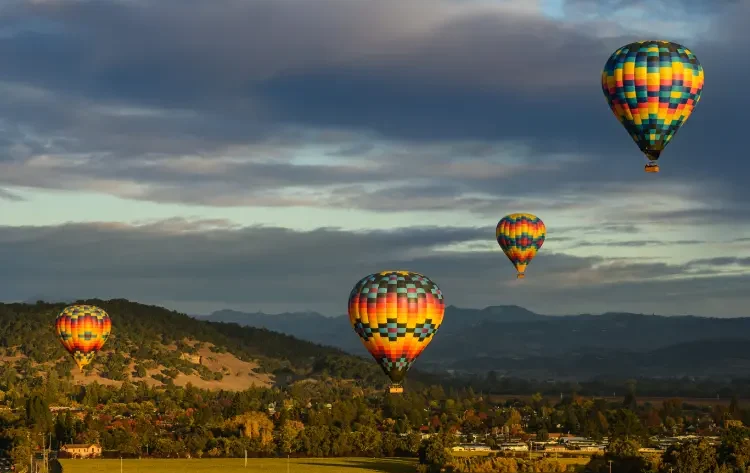 Napa Valley Aloft hot air balloon rides