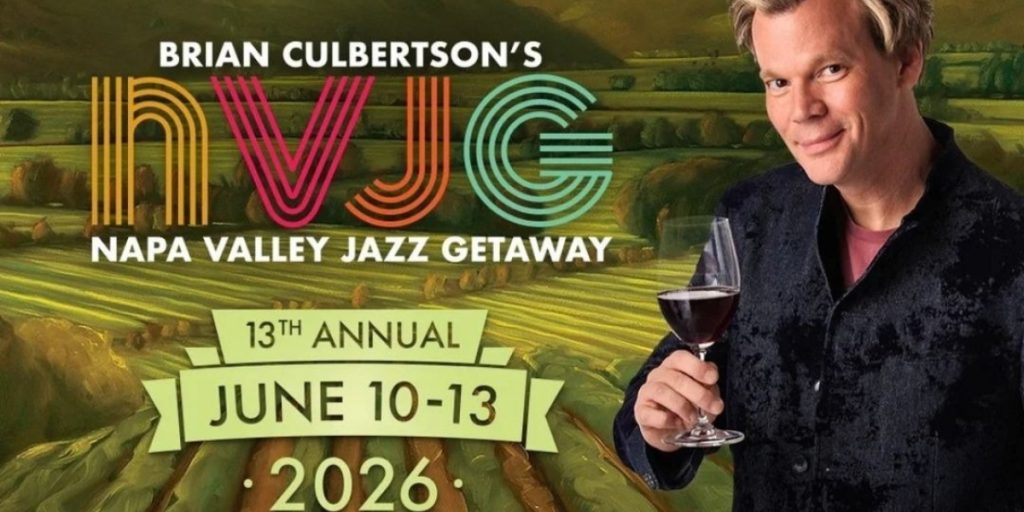 Brian Culbertson promoting the Napa Valley Jazz Getaway 2026 wine and music festival